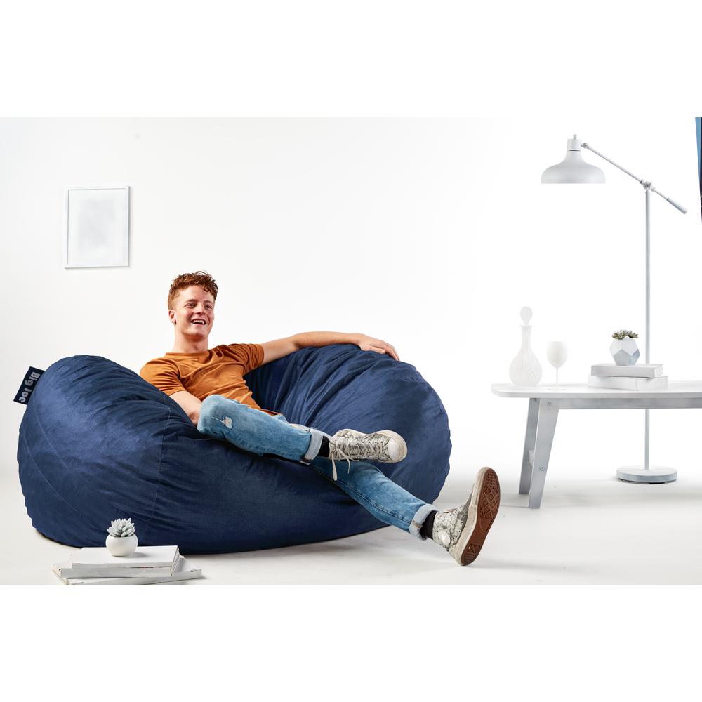 Media Lounger Shredded Ahhsome Foam Cobalt Lenox Bean Bag