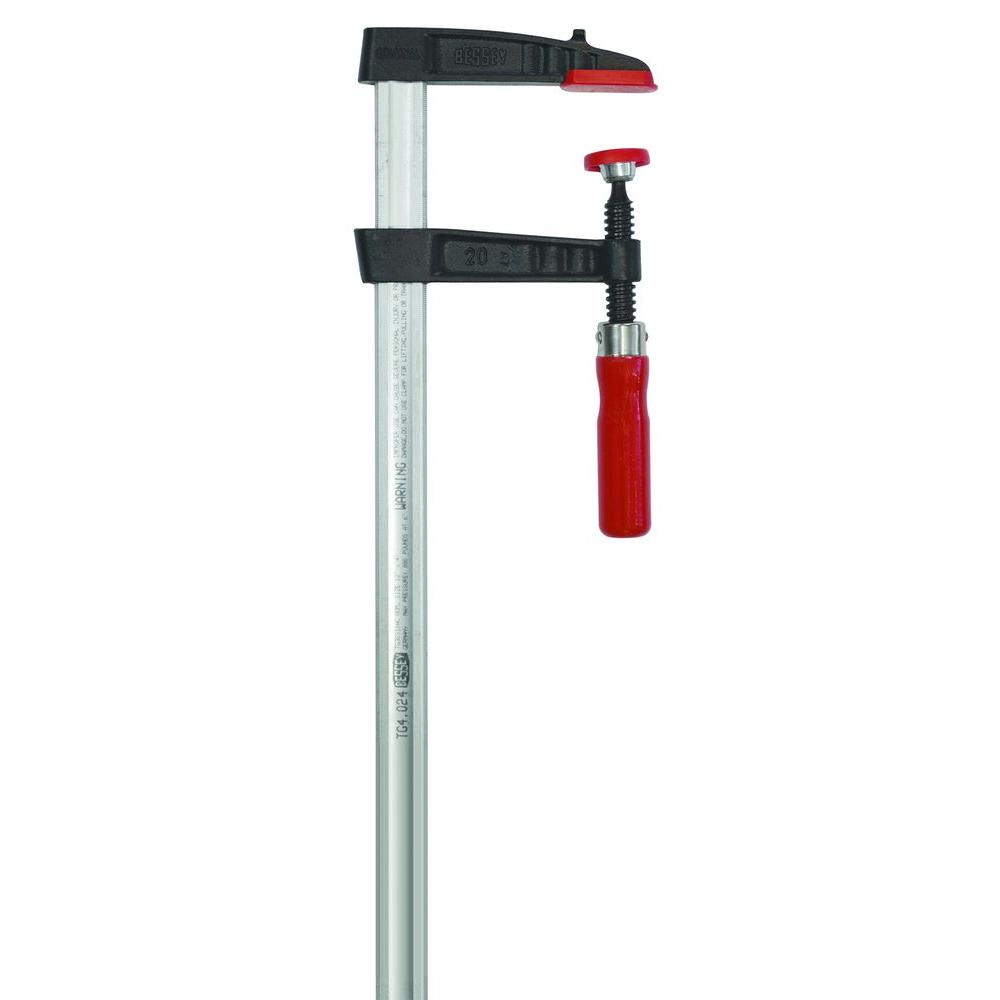 BESSEY TG Series 24 in. Bar Clamp with Wood Handle and 4 