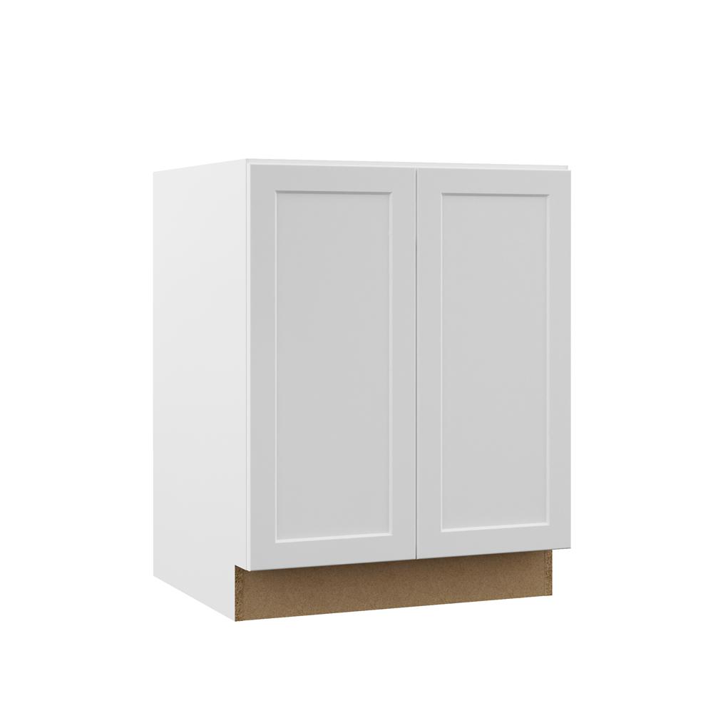 Hampton Bay Designer Series Melvern Assembled 21x345x21 In Bathroom Vanity Drawer Base Cabinet In White Vt3d21 Mlwh The Home Depot
