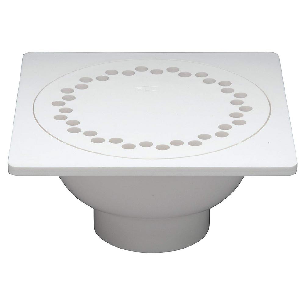 Zurn 9 in. x 9 in. Bell Trap Drain AssemblyFD2381PVC The Home Depot