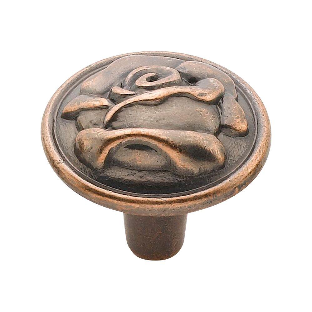 Knobware 1 in. Venetian Bronze Rose Knob-C3518/1/VB - The Home Depot