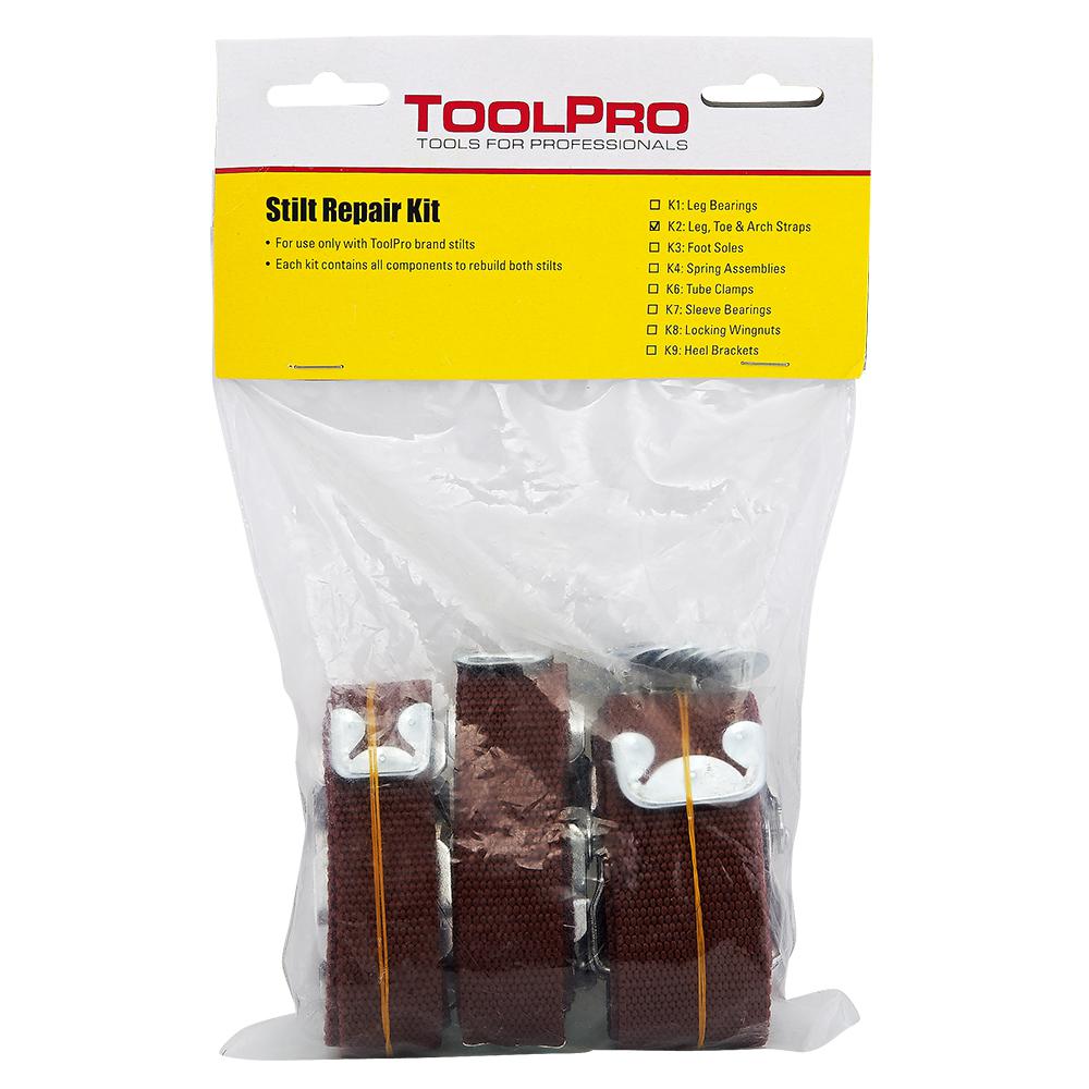 ToolPro Replacement Straps Kit for Adjustable Drywall Stilts-TP02452 ...