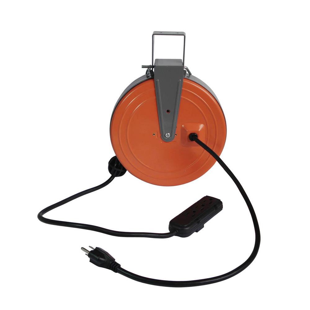 Retractable Extension Cord Reel >> Hdx 30 Ft 16 3 Heavy Duty Retractable Extension Cord Reel With 3 Retractable Extension Cord Reel >> Hdx 30 Ft 16 3 Heavy Duty Retractable Extension Cord Reel With 3