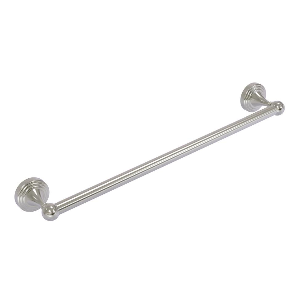 Design House Calisto 30 In Towel Bar In Satin Nickel 538348 The Home   Satin Nickel Allied Brass Towel Bars Sg 41 30 Sn 64 1000 