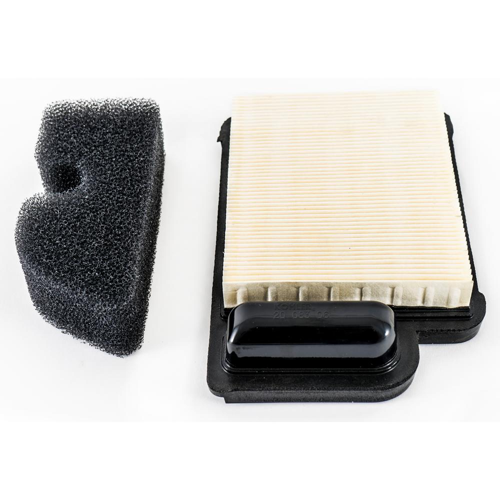 Air Filter for Kohler Courage SV470-620 15-22 HP Engines with Foam Pre-Filter Included