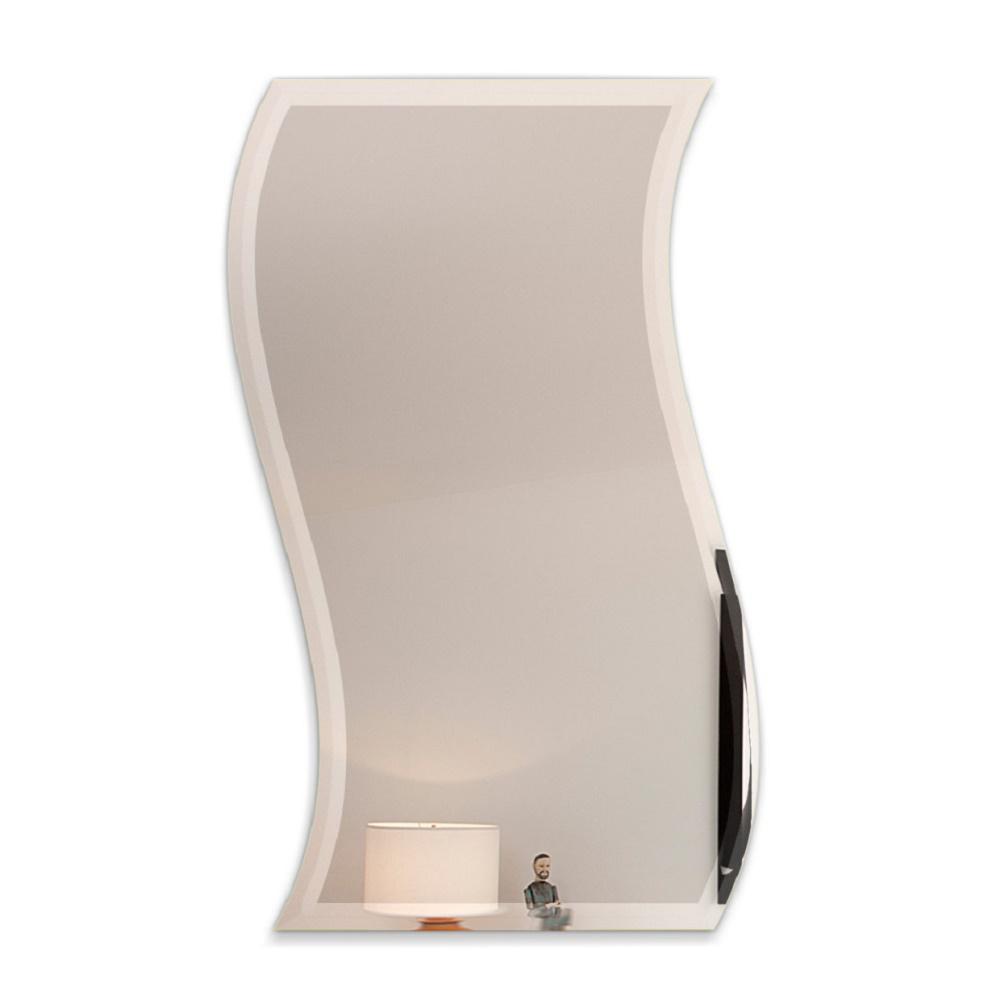 Fab Glasirror 24 In X 36 Wavy Beveled Polish