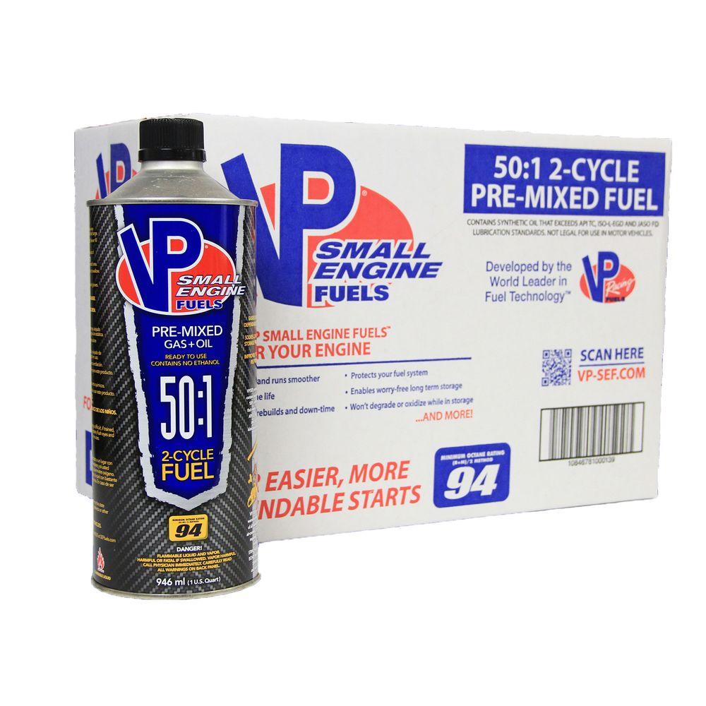 VP Small Engine Fuel 50:1 Pre-mixed 94 Octane Ethanol Free (8-Pack)