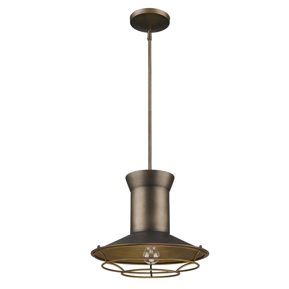 Acclaim Lighting Newport Indoor 1 Light Pendant With Louver In Tin Newport Indoor 1 Light Pendant With Louver In Tin Coated Finish