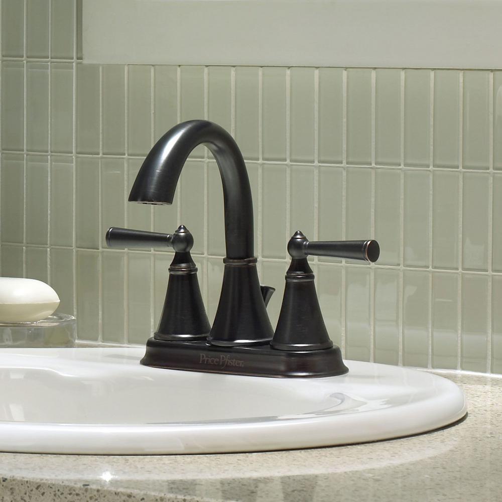 Pfister Saxton 4 In Centerset 2 Handle Bathroom Faucet Tuscan Pfister Saxton 4 In Centerset 2 Handle