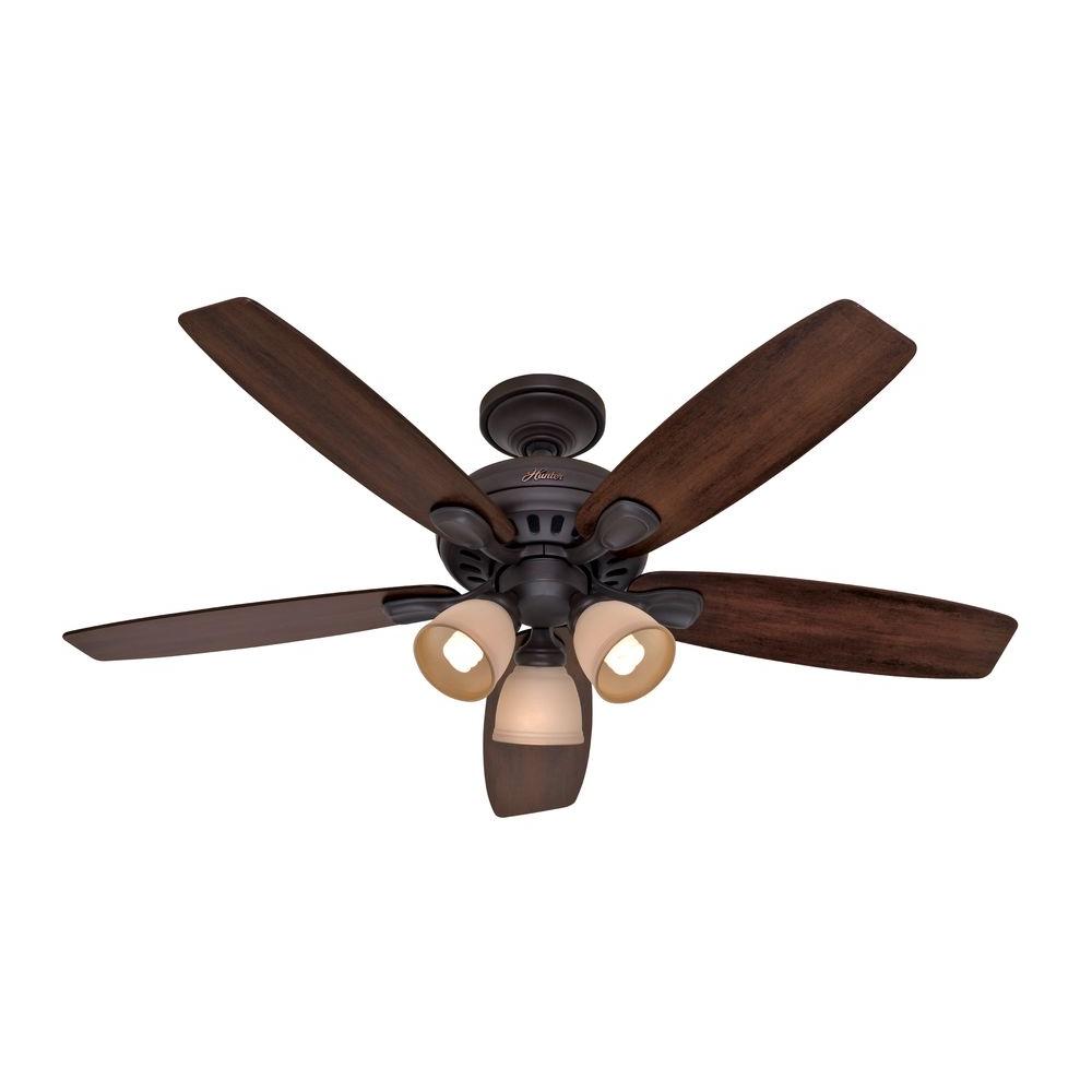 Hunter Highbury 52 in. New Bronze Indoor Ceiling Fan27291 The Home Depot