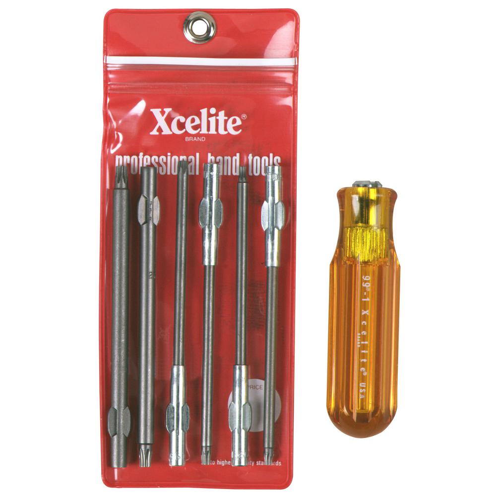 Xcelite Torx Screwdriver Blade Kit (7Piece)99XTD7N The Home Depot