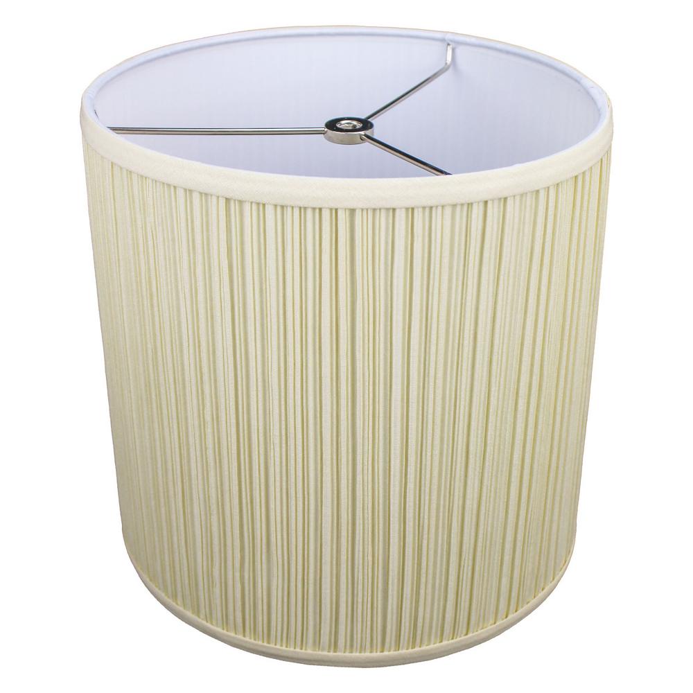 Drum Yellow Lamp Shades Lamps The Home Depot 10 In Top Diameter X H Bottom