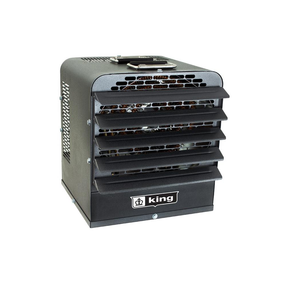 King Electric 240Volt 5 KW 3Ph Portable Unit Heater with Stat and Fan