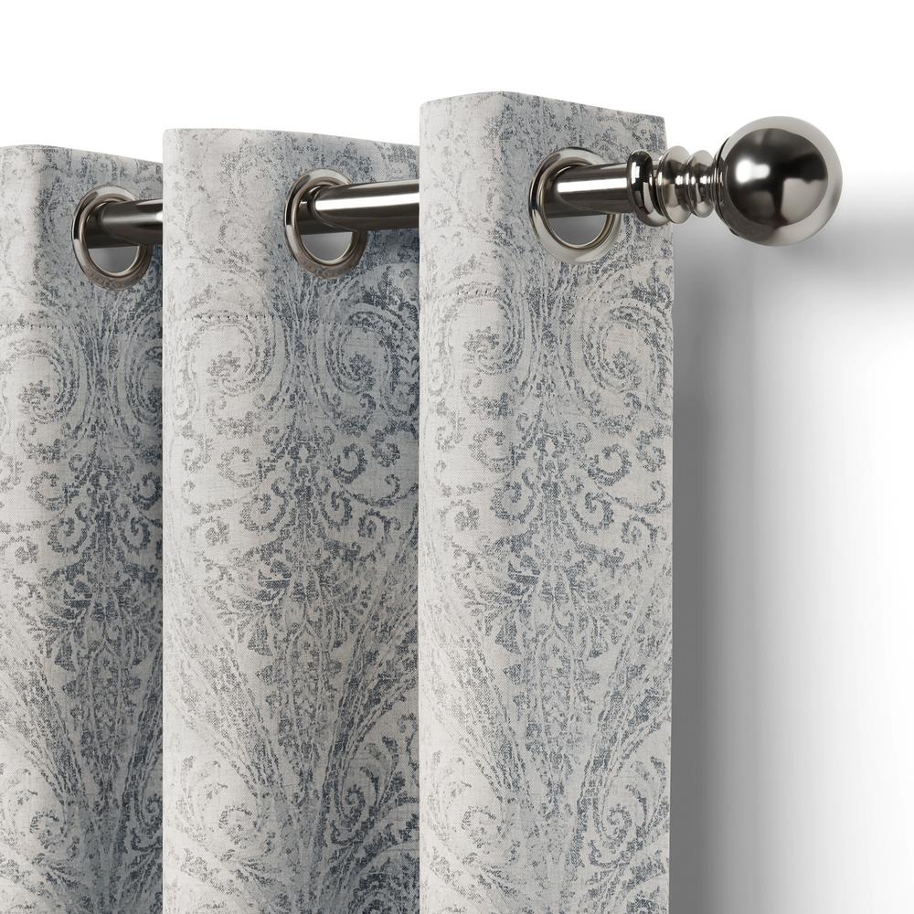 Elrene Julianne Vintage Paisley Window Curtain 026865854343 The