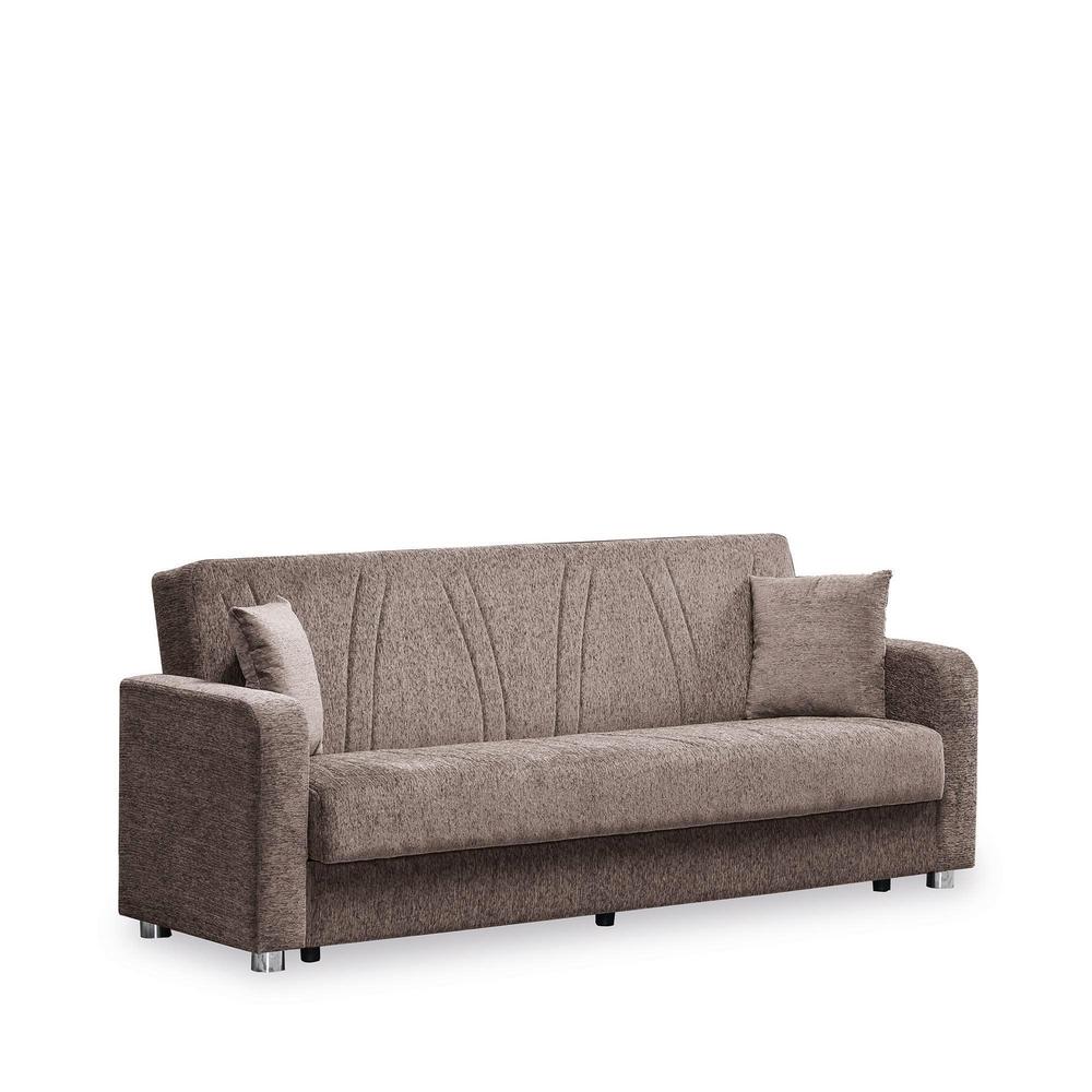 Ottomanson Elegance Beige Fabric Uphostery Sofa Sleeper Bed With Beige Fabric Uphostery Sofa Sleeper Bed