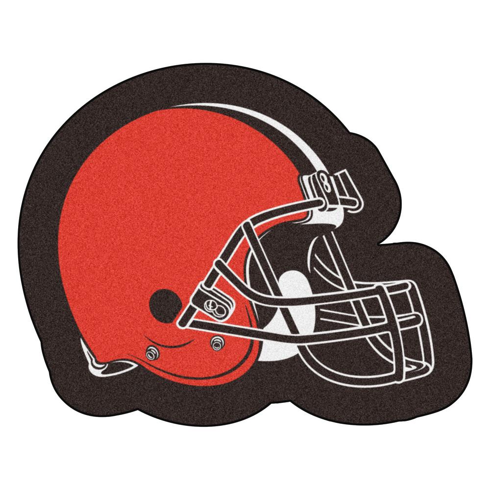 Fanmats Nfl Cleveland Browns Mascot Mat 36 In X 287 In Indoor Area Rug