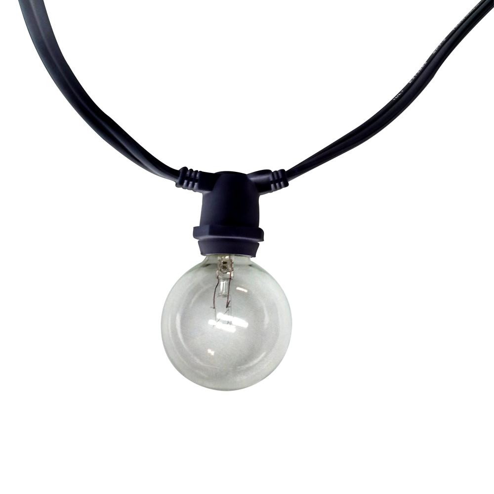 Commercial 25 Ft 15 Light String With Clear Bulbs
