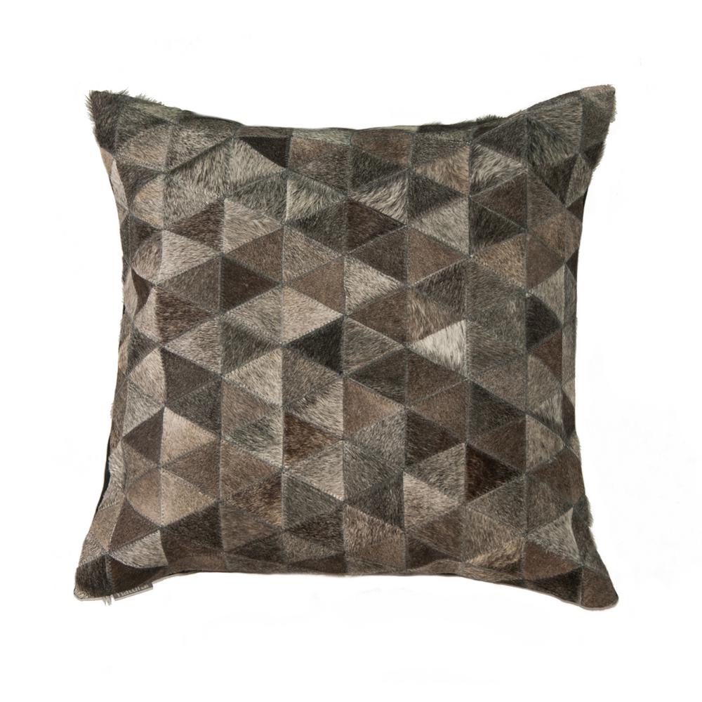 Natural Torino Classic Large Madrid Cowhide Gray Animal Print 22