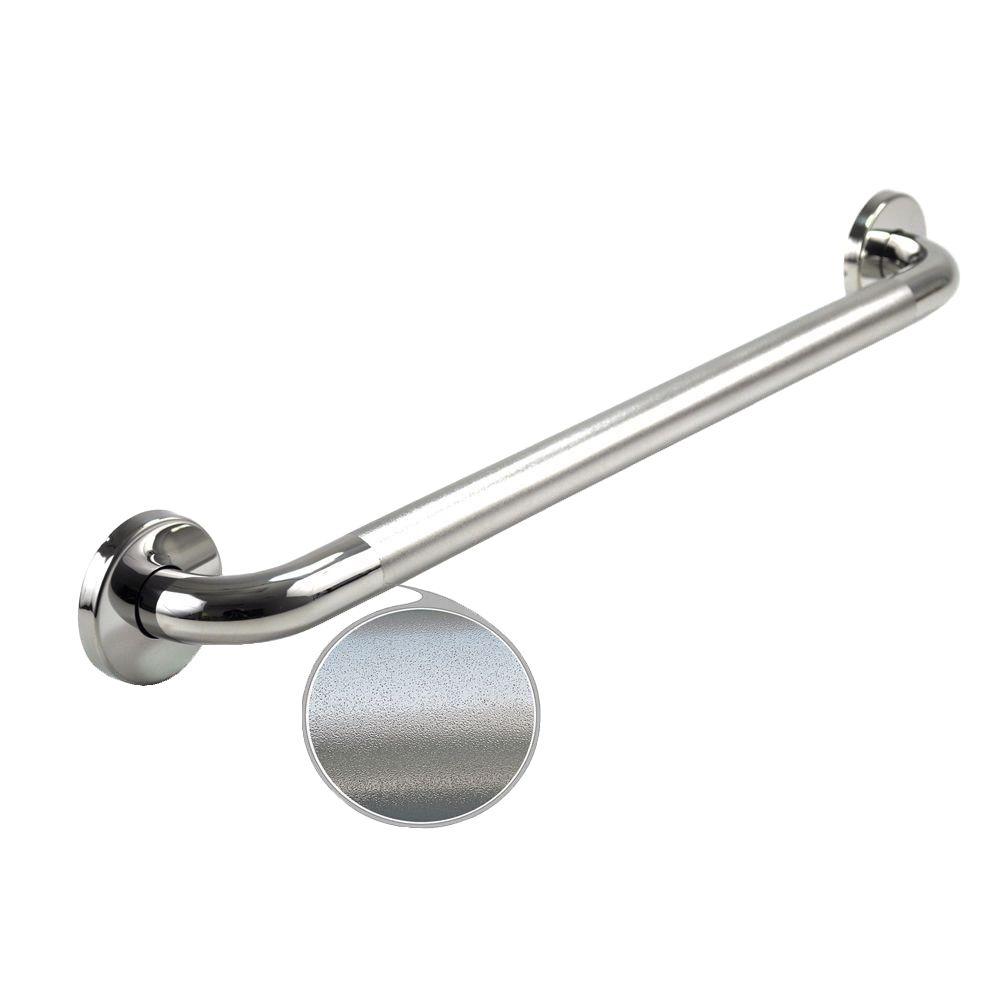 WingIts Premium Series 32 in. x 1.25 in. Grab Bar in Polished Peened