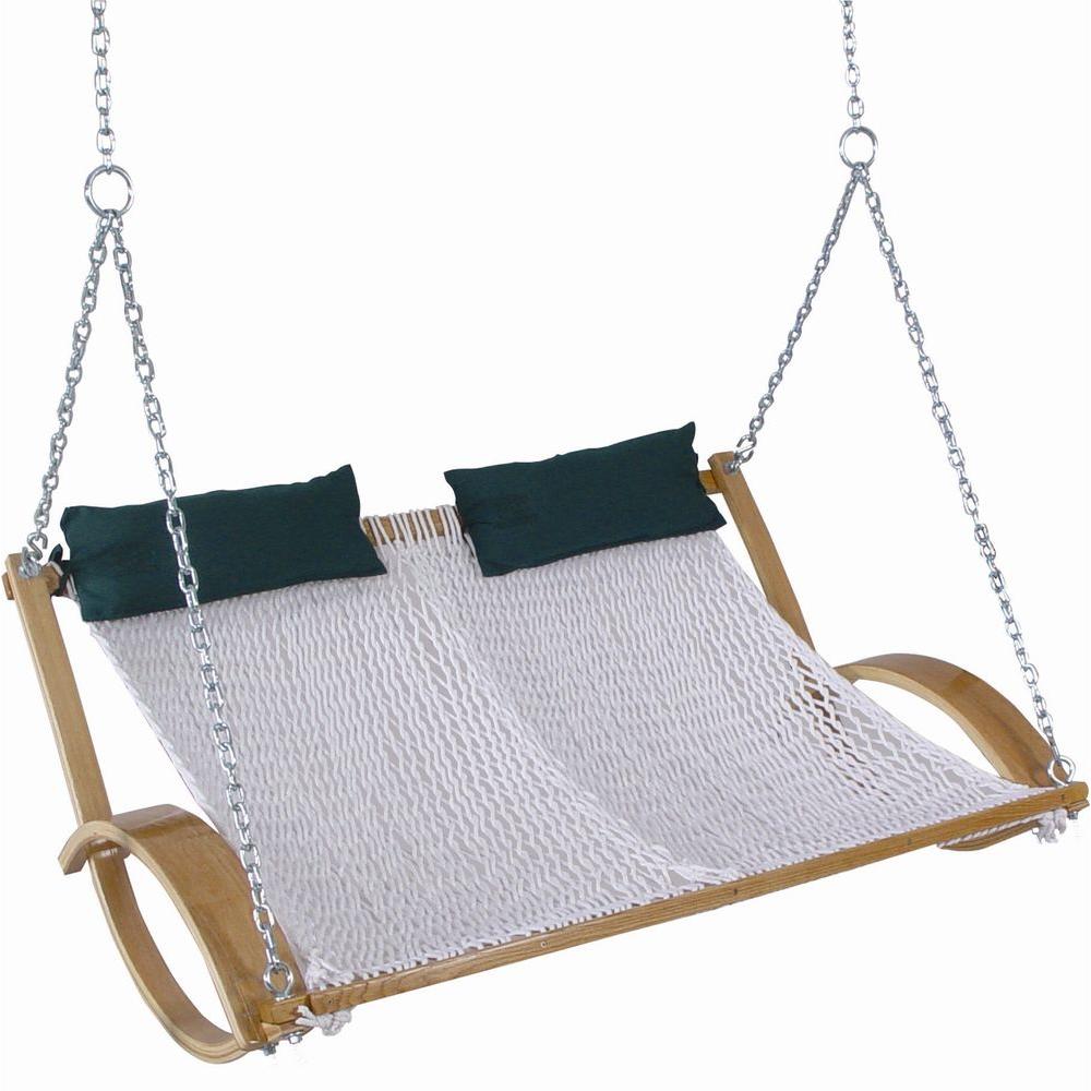 Pawleys Island 4 ft. Polyester Rope Curved Arm Double Rope Swing without Stand by Pawleys Island