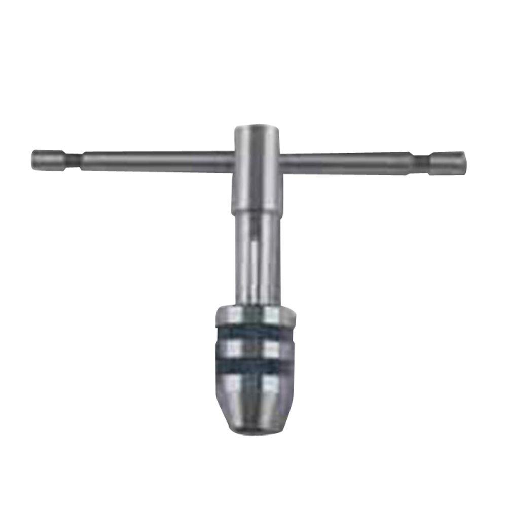 Eastwood Adjustable Ratcheting Thread Tap Wrench T-Handle Tap Holder Tapping Threading Tool Set Left and Right Adjustment Hand