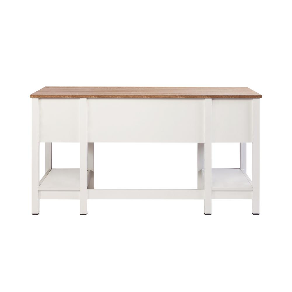 Onespace Magnolia Light Oak Writing Desk With Dual Drawers 50