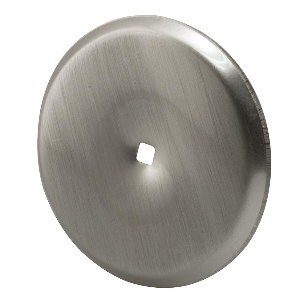 PrimeLine 213/16 in. Satin Nickel Knob Back Plate (2Pack)U