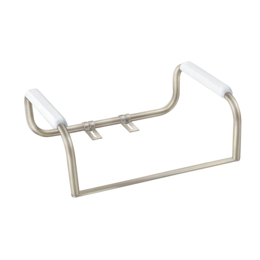 No Drilling Required Grab Bars Bath Safety The Home Depot