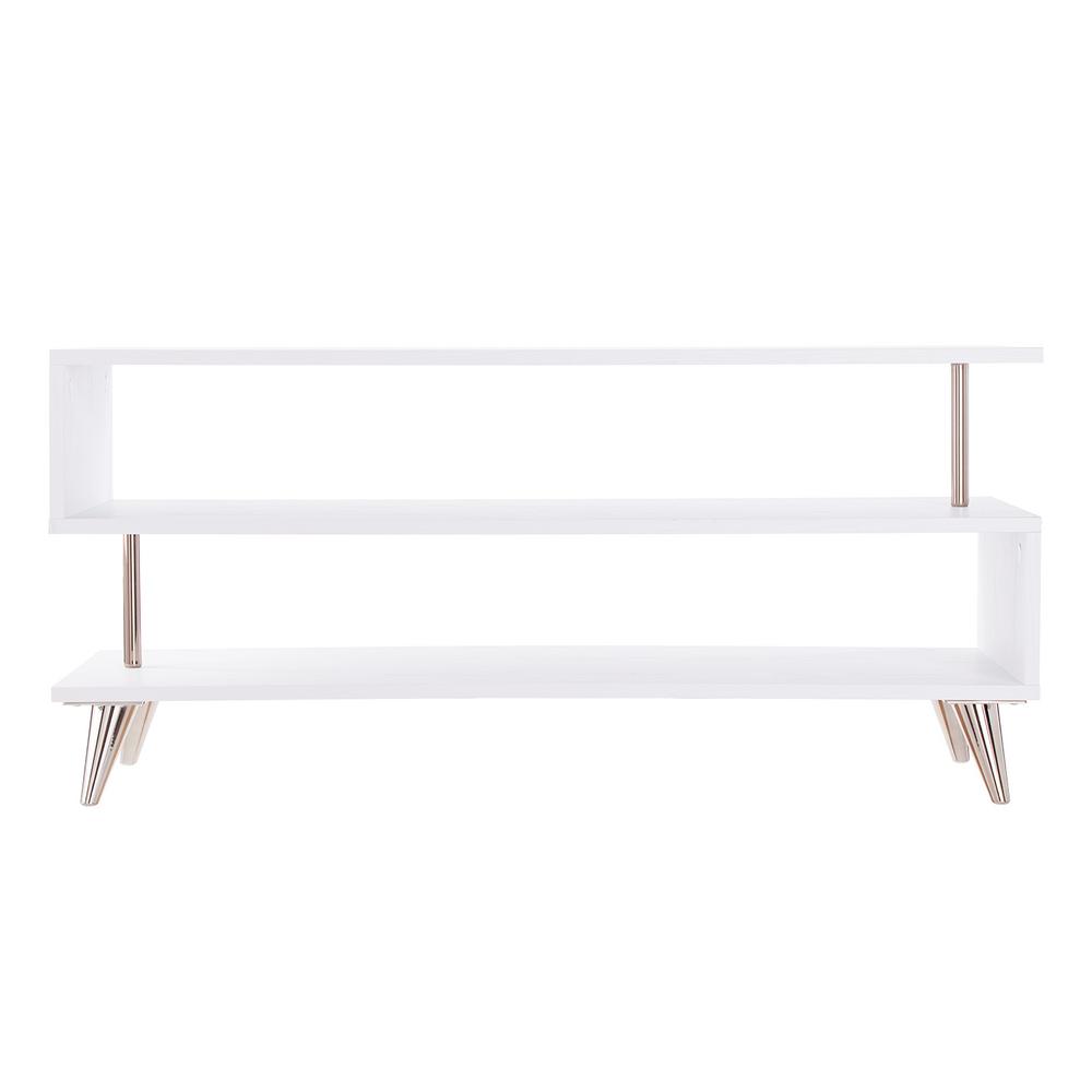 Southern Enterprises Ephriam White With Champagne Finish Low