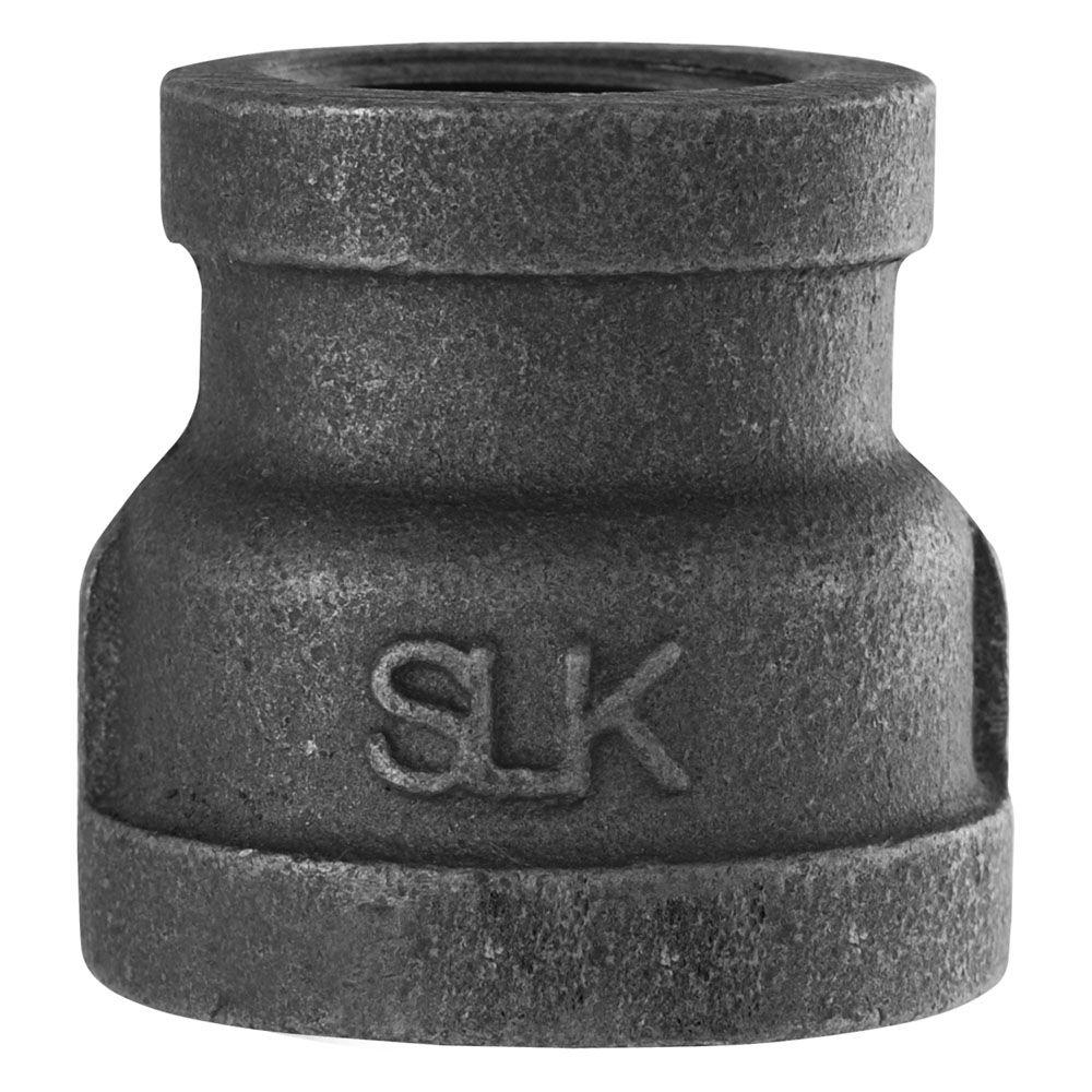 Black Iron 1-1//4 inch x 3//4 inch NPT Bell Reducer Coupling