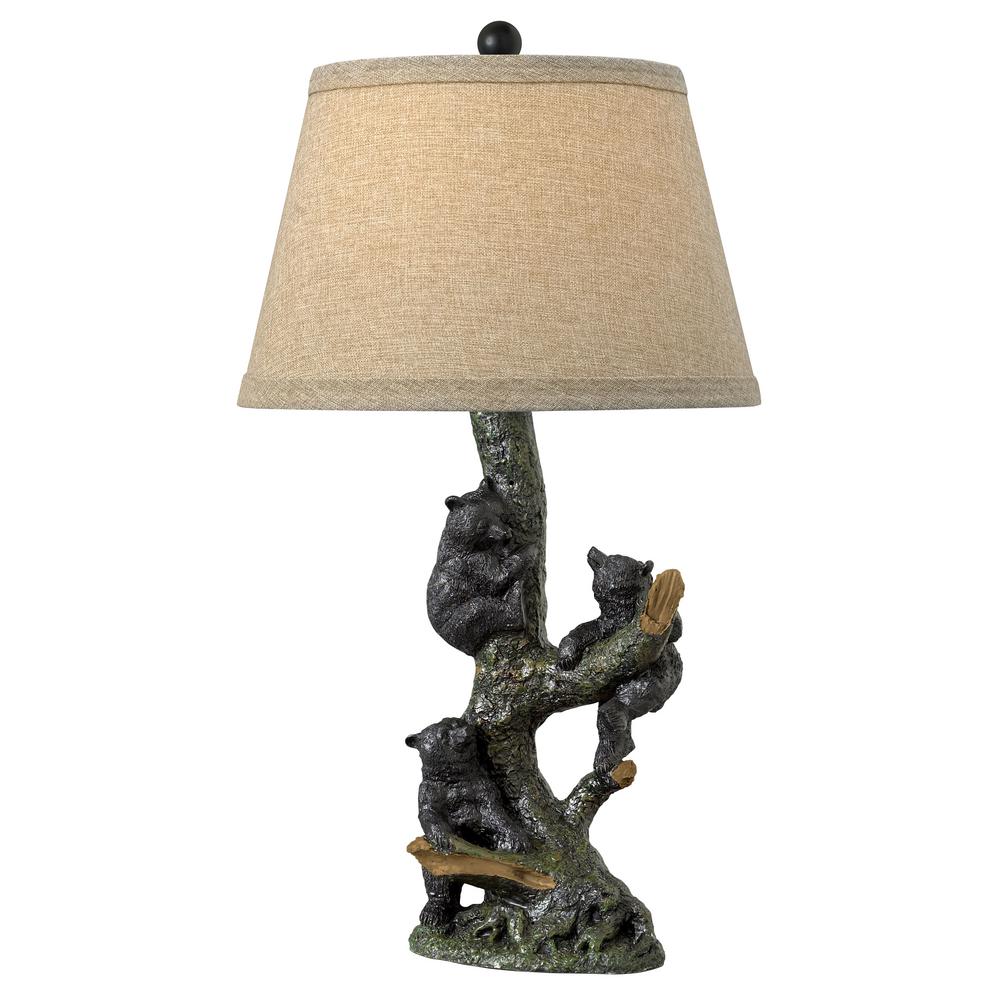 black bear table lamps