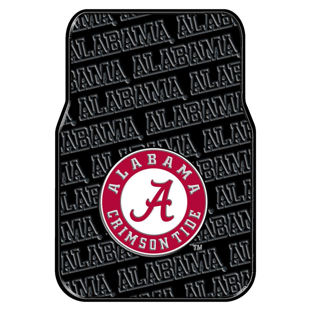 Alabama Multi Color Rubber Car Front Floor Mat 1col343000018ret