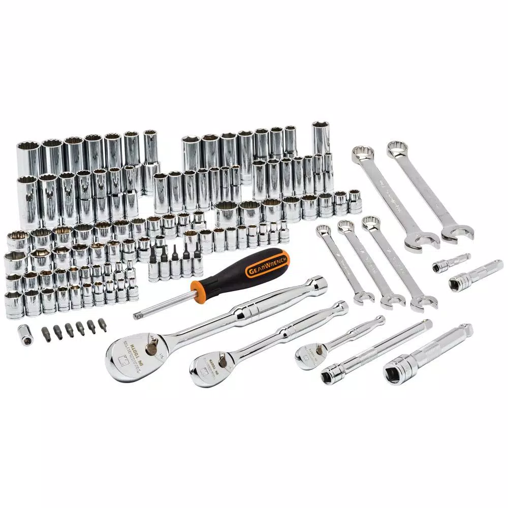 Home Depot GearWrench 118 pc. 1/4 in., 3/8 in., 1/2 in. Metric and SAE