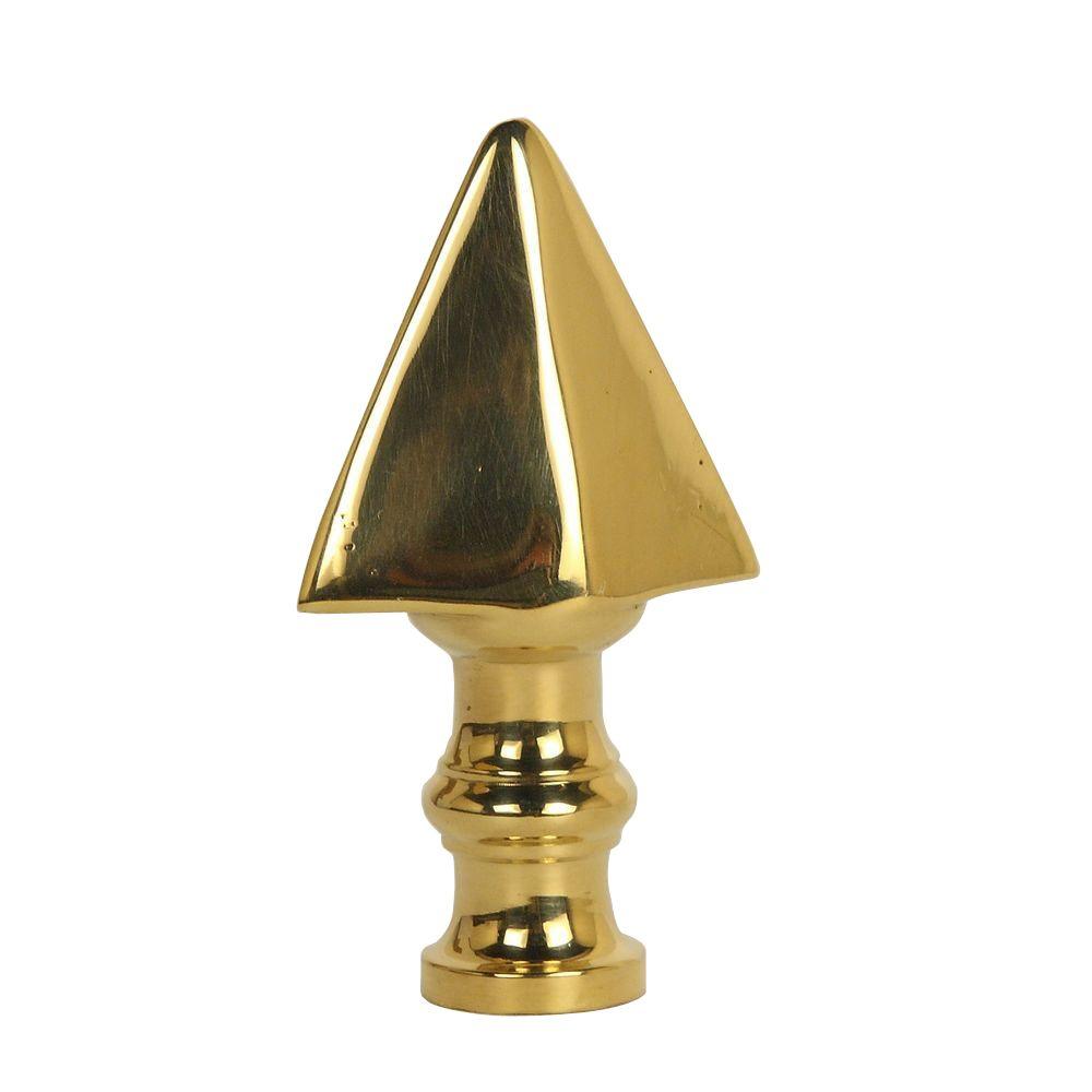 Mario Industries 2 5 In Solid Brass Arrow Lamp Finial B242 The Solid Brass Arrow Lamp Finial