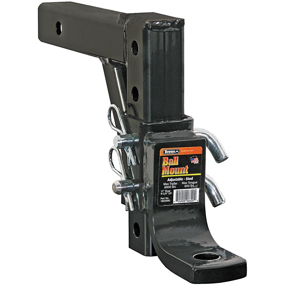 Buyers Products Company 4Position 2 in. Tubular Shank Adjustable Ball