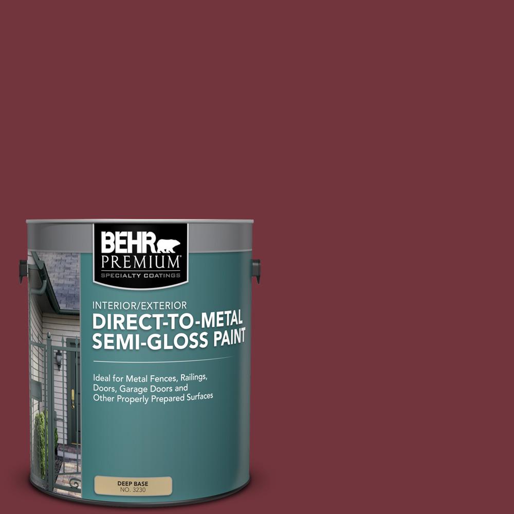 BEHR PREMIUM 1 gal. S1307 Cherry Cola SemiGloss Direct BEHR PREMIUM 1 gal. S1307 Cherry Cola SemiGloss Direct