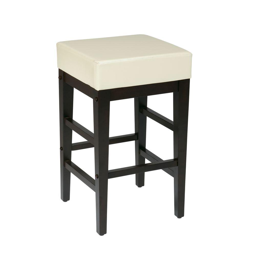 Osp Home Furnishings Metro 25 In Cream Bar Stool Es25vs3cm The Osp Home Furnishings Metro 25 In Cream Bar Stool