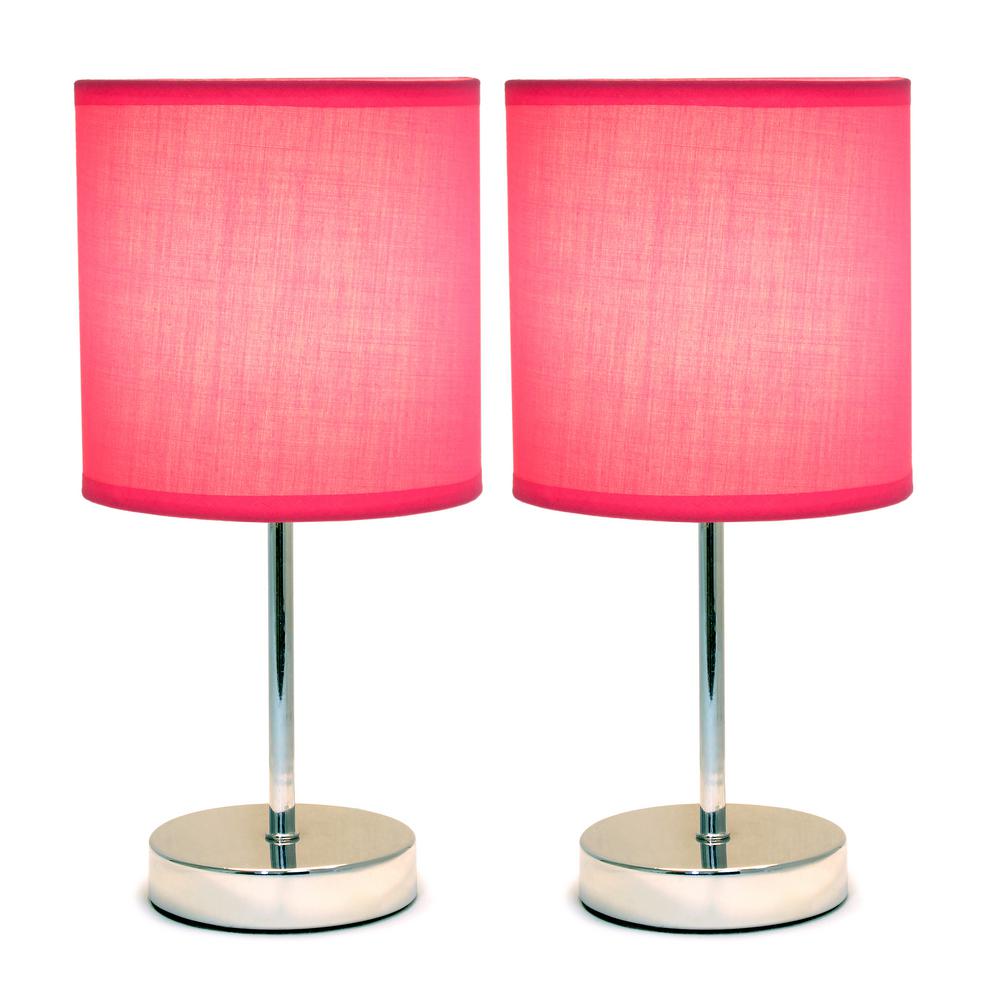 hot pink table lamp