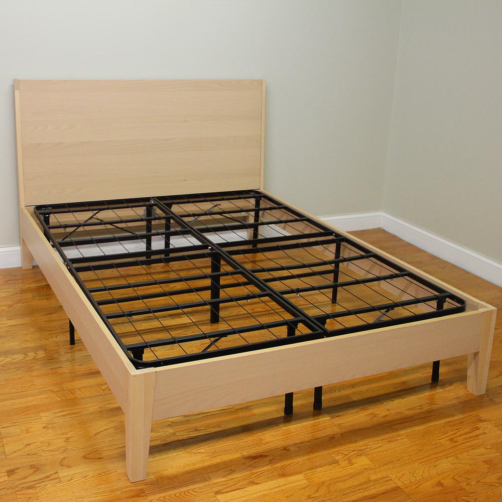 Hercules King Size 14 In H Heavy Duty Metal Platform Bed Frame 125001 5060 The Home Depot 