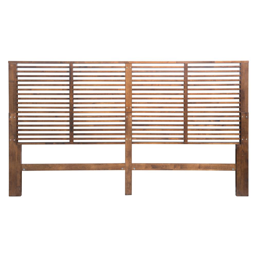 Zuo Linea Walnut King Headboard 100889 The Home Depot Zuo Linea Walnut King Headboard