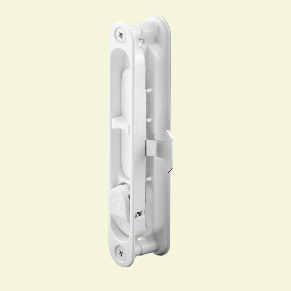 PrimeLine White Sliding Screen Door Latch with ScrewA 224 The Home