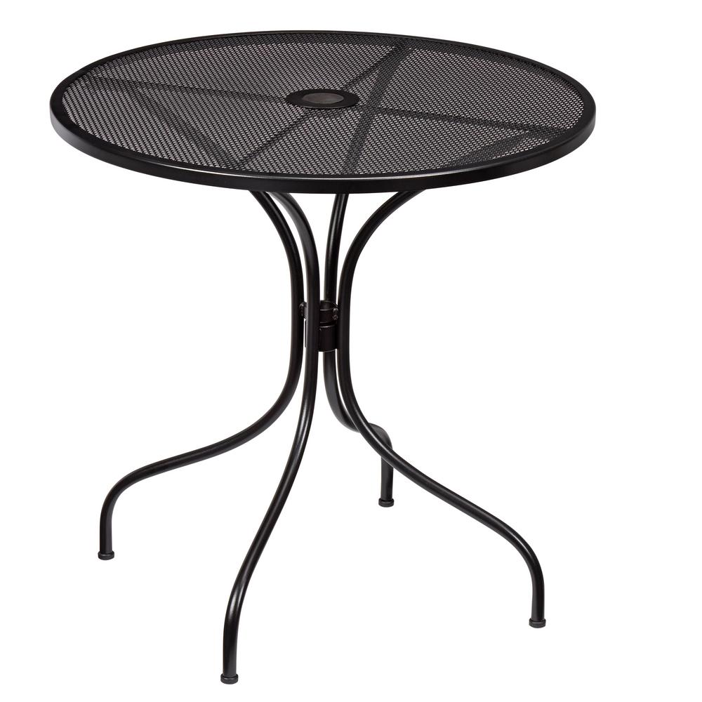 Hampton Bay Nantucket Round Metal Outdoor Bistro Table-7030000-0105157