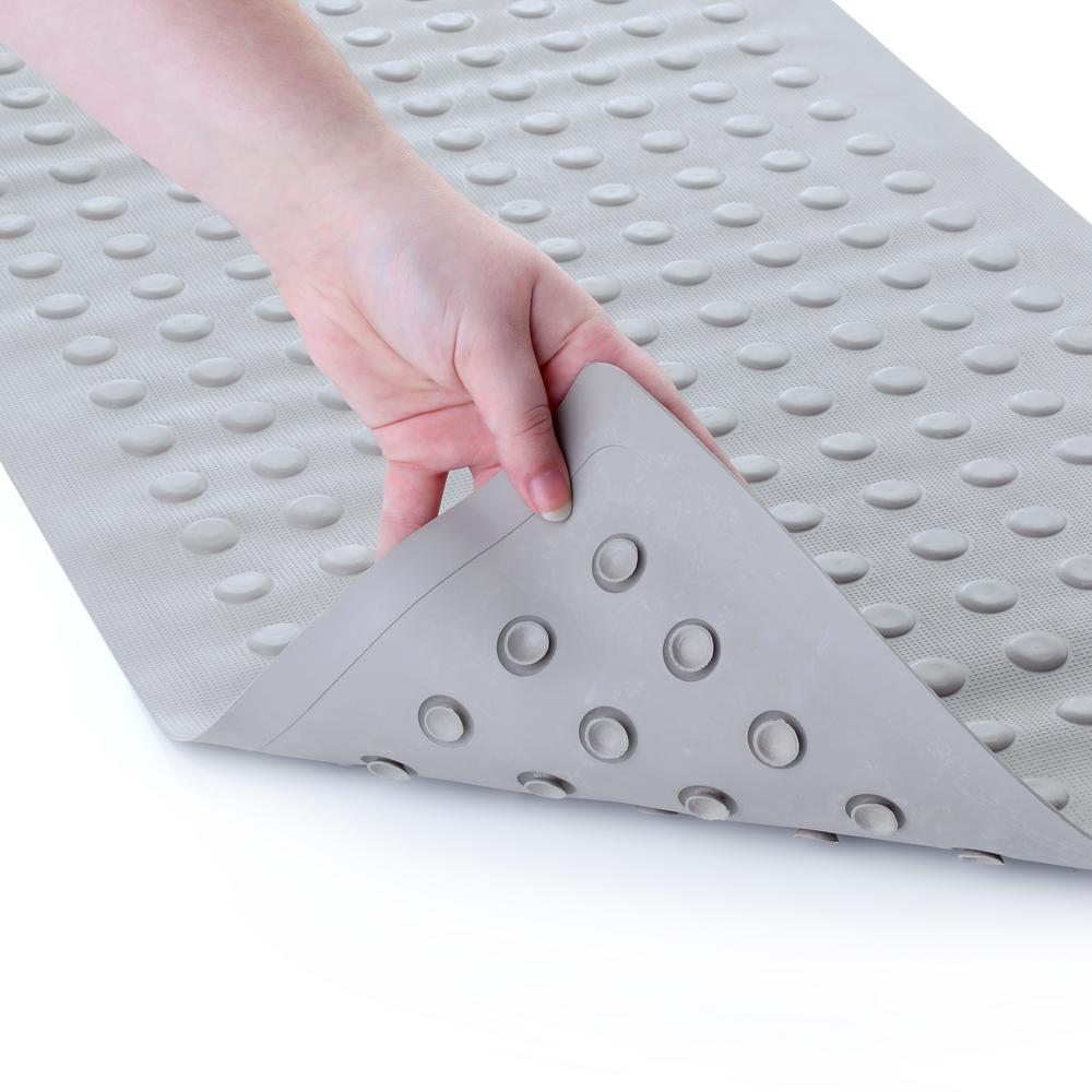 Slipx Solutions 18 In X 36 In Extra Long Rubber Bath Safety Mat