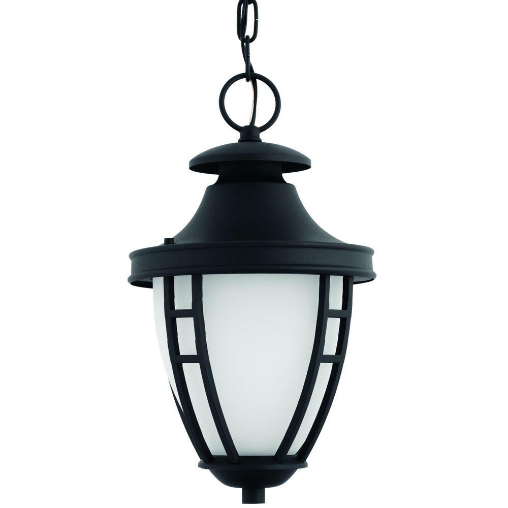 Progress Lighting Fairview Collection 1 Light Outdoor Textured Black Progress Lighting Fairview Collection 1 Light Outdoor Textured Black Led Hanging Lantern