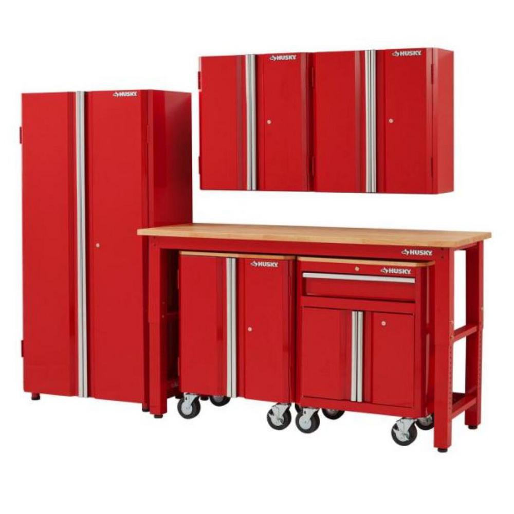 Husky 6piece Readytoassemble Steel Garage Storage System In...