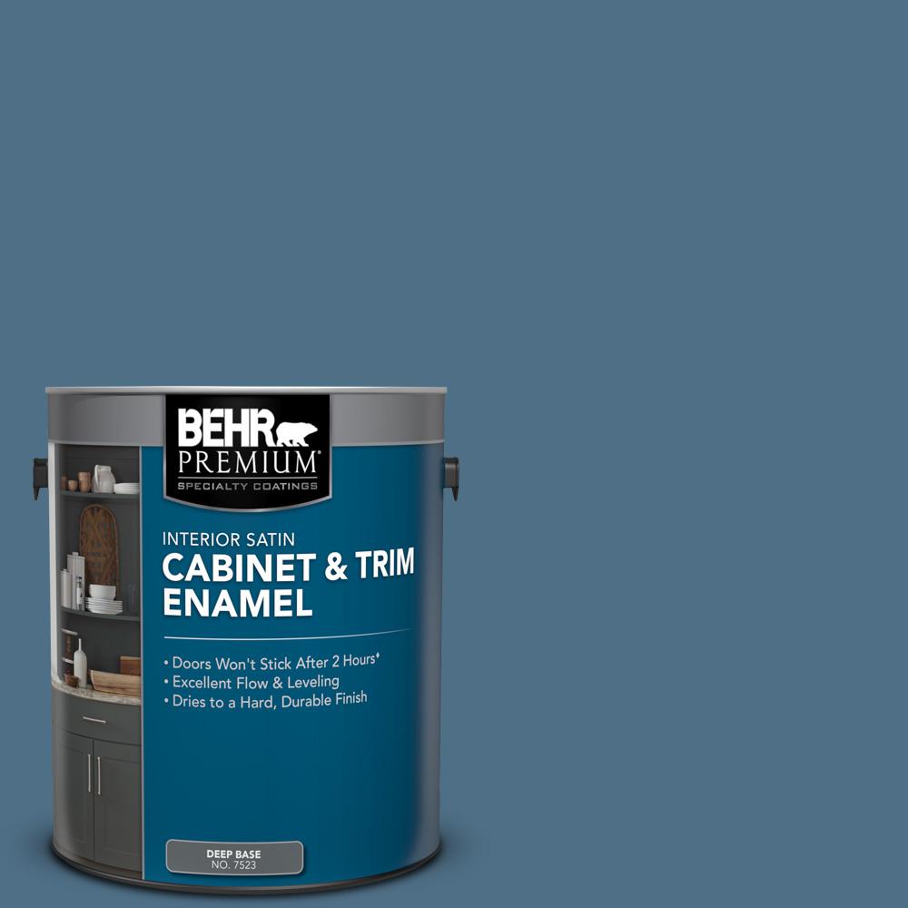 BEHR PREMIUM 1 gal. S5006 Shipyard Satin Enamel Interior and