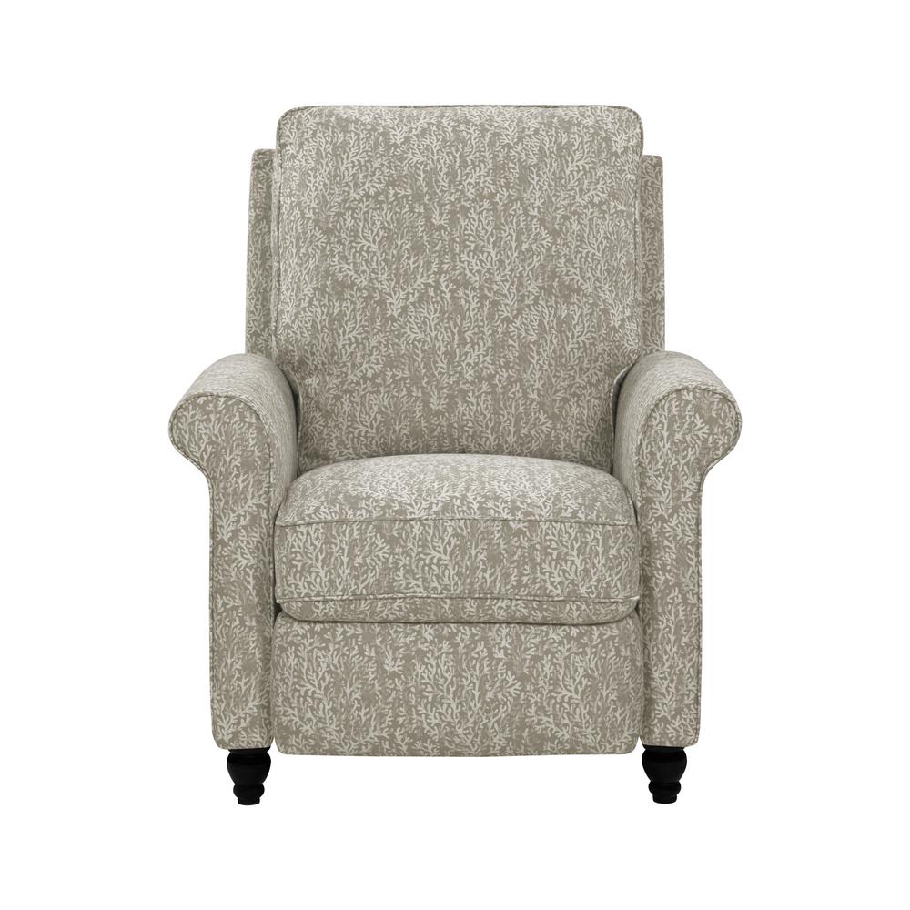 Prolounger Taupe C Woven Fabric Push Back Recliner Chair Rcl37