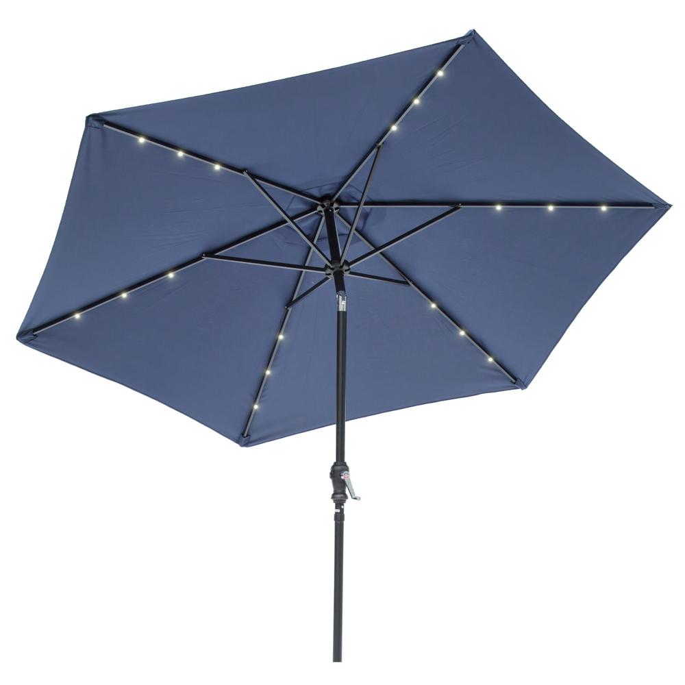 navy blue rain umbrella