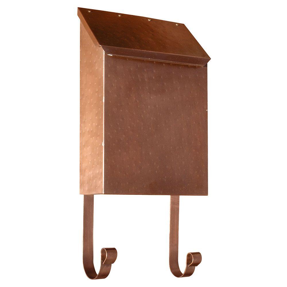 Qualarc Antique Copper Wall Mount Non Locking Brass Mailbox Mb 400 Qualarc Antique Copper Wall Mount Non Locking Brass Mailbox