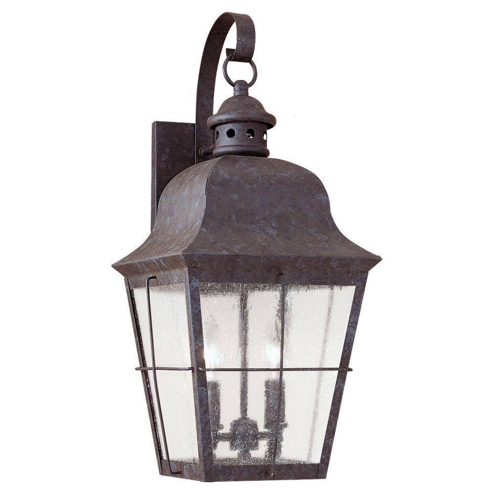 Sea Gull Lighting Ham 2 Light Outdoor Oxidized Bronze Wall Mount Sea Gull Lighting Ham 2 Light Outdoor Oxidized Bronze Wall Mount Fixture